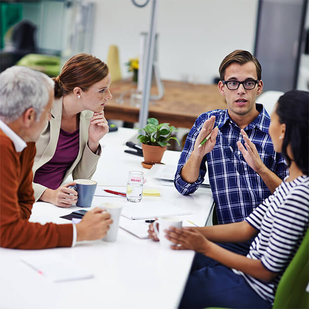 group speaking